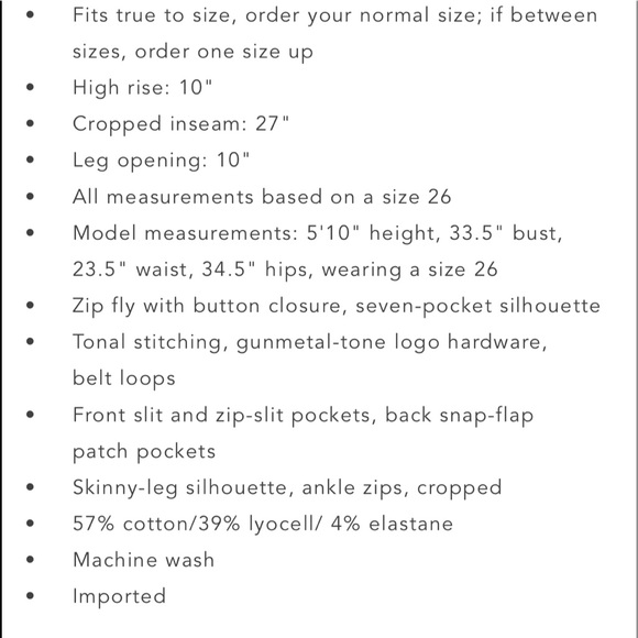 Joke Park Skinny Jeans - Green size 25 - Picture 8 of 8